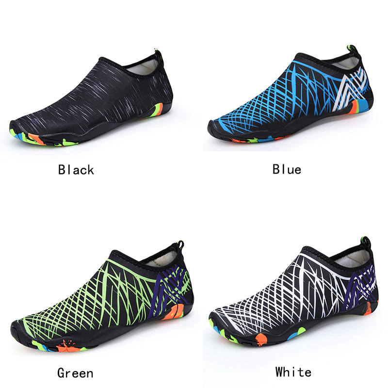SAGUARO Barefoot Aqua-watersportschoen voor dames en heren, strand, zwembad, zand, zwemmen, sneldrogende slip-on yogaschoenen, unisex huidsokken